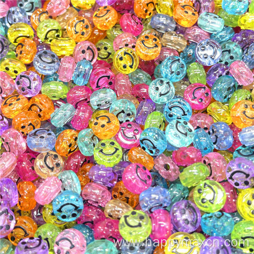 5.5*10mm smile emoticon face beads pattern craft